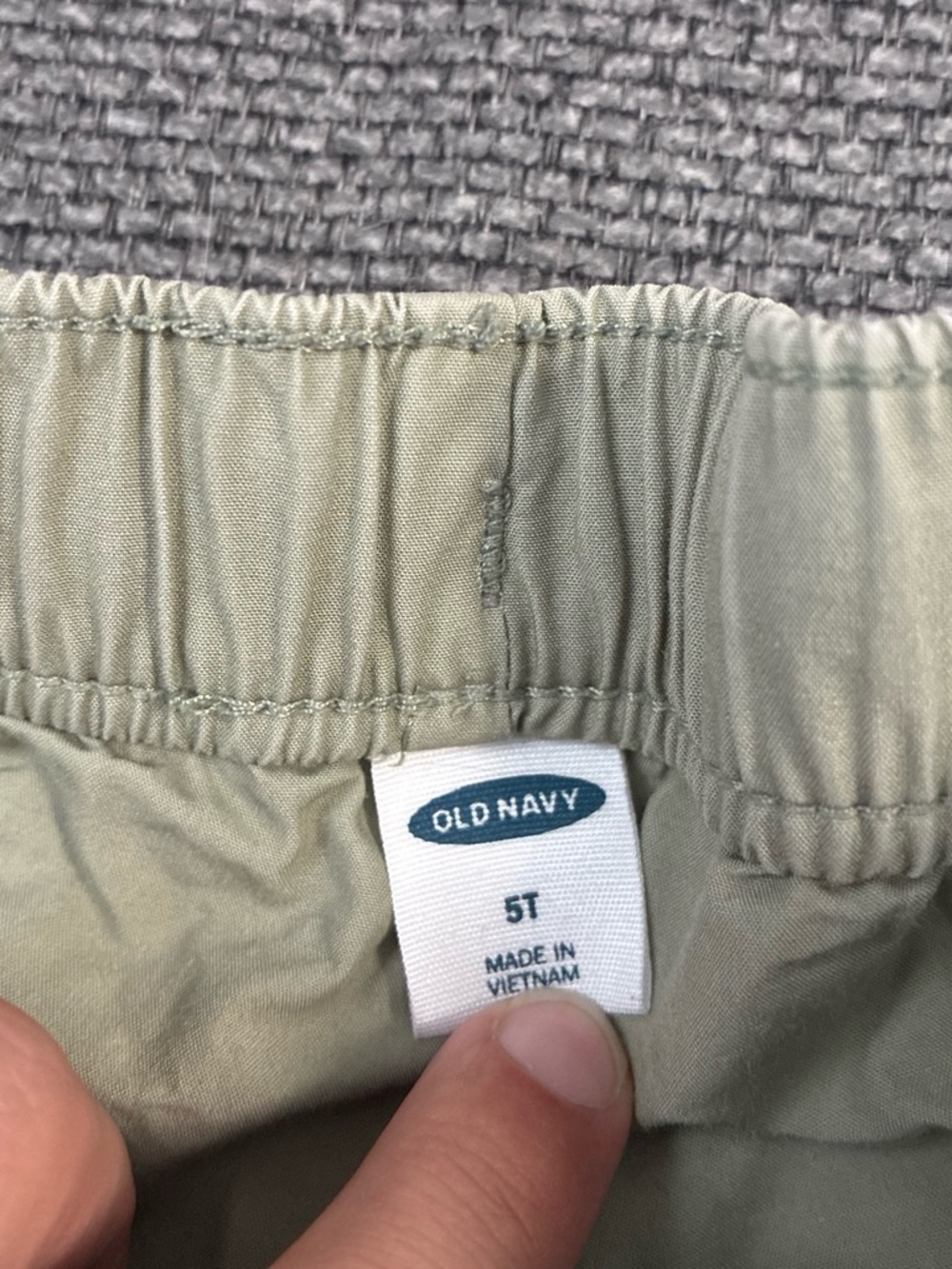 Old Navy Boys Elastic Waist Khaki Shorts - Light Tan